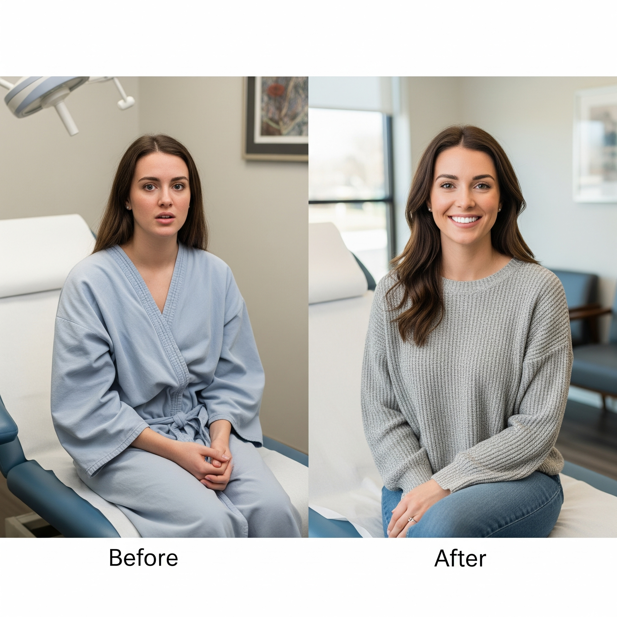 Illustration of Chin Reshaping (Non-Surgical)