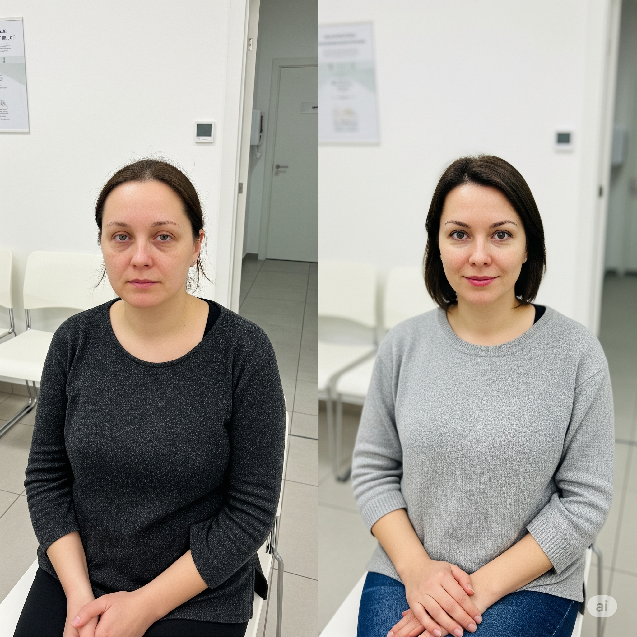 Illustration of Dark circles under the eyes treatment