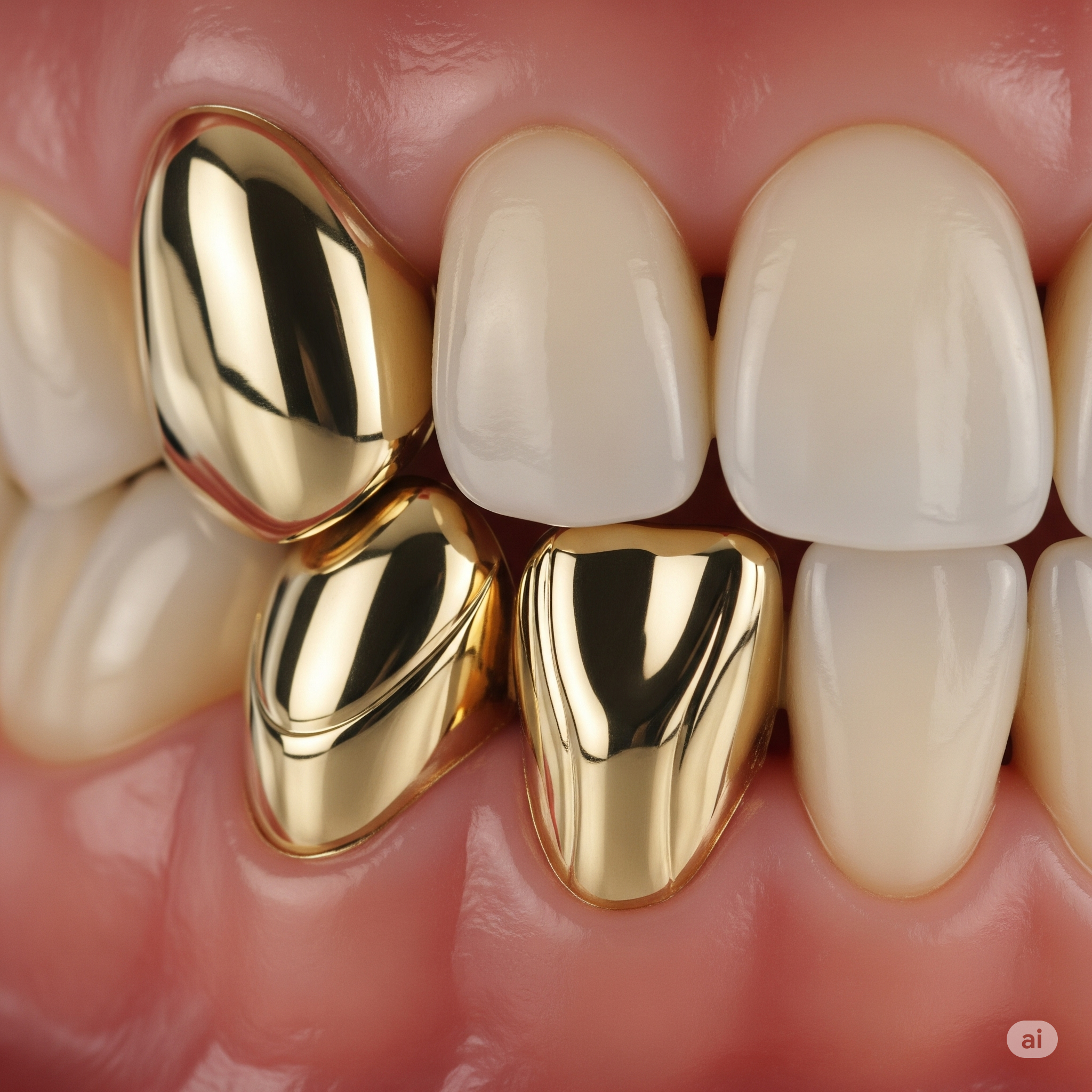Illustration of Dental Crowns