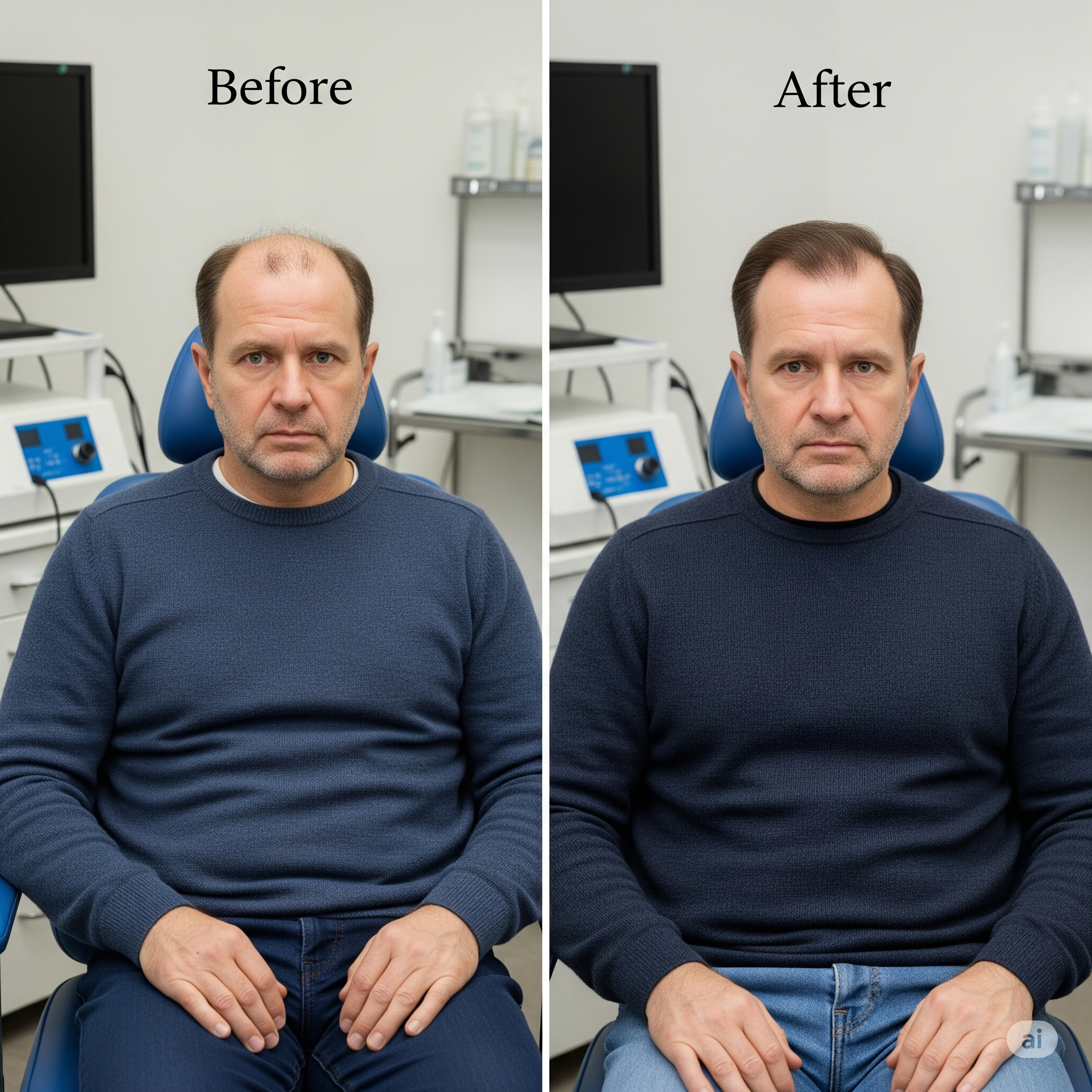 Illustration of Hair Transplant