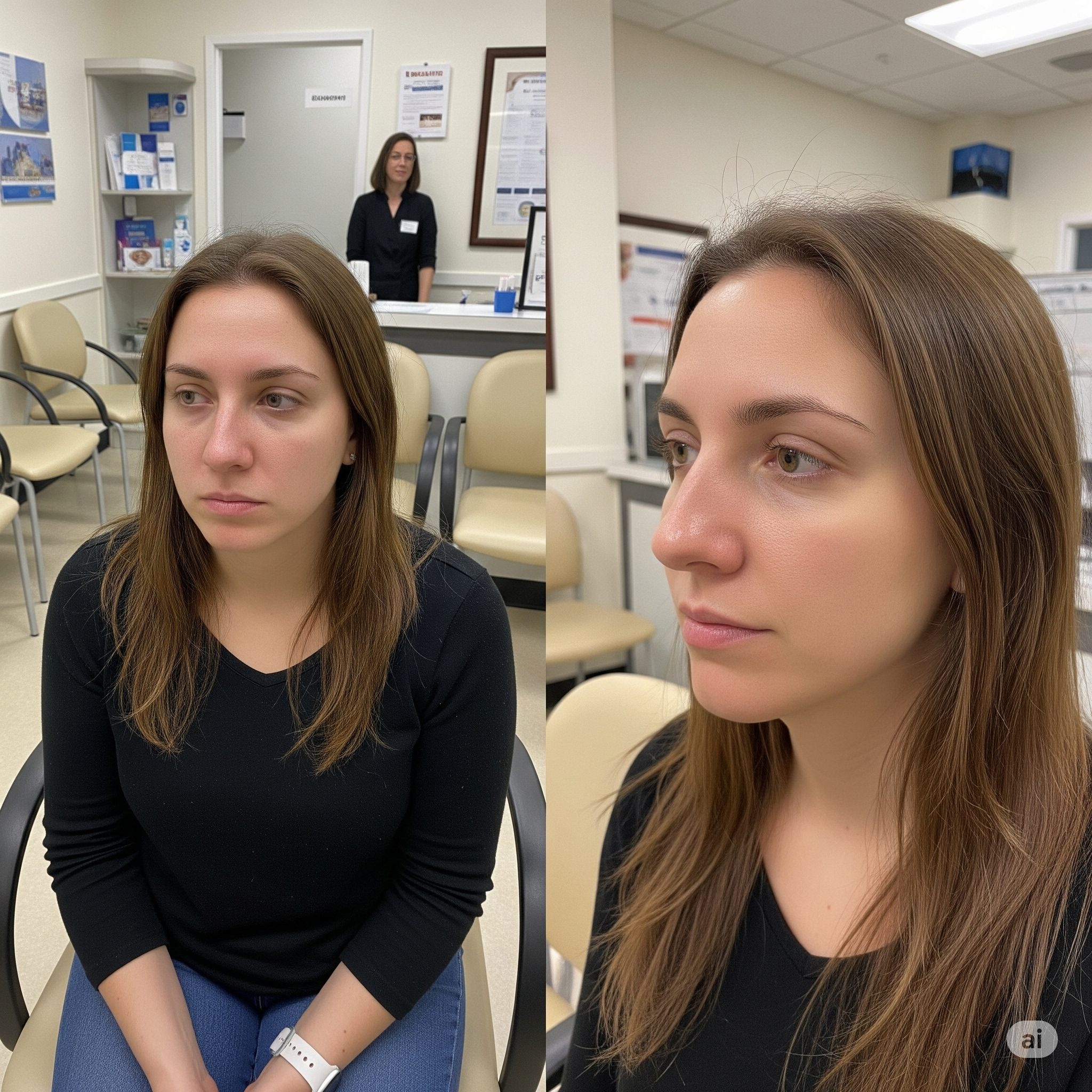 Illustration of Nose Operation (Rhinoplasty)